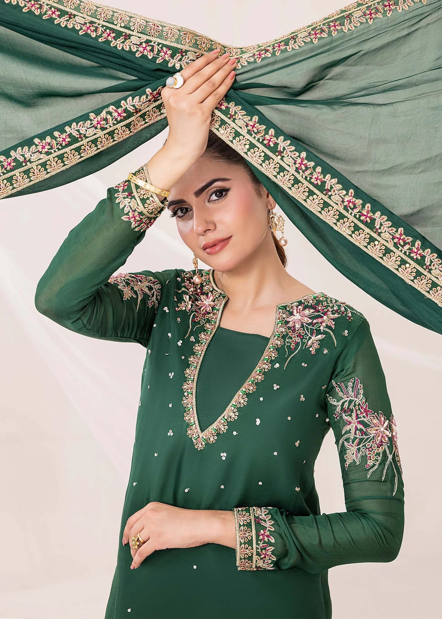 Emerald Silk Pret 3 PCs