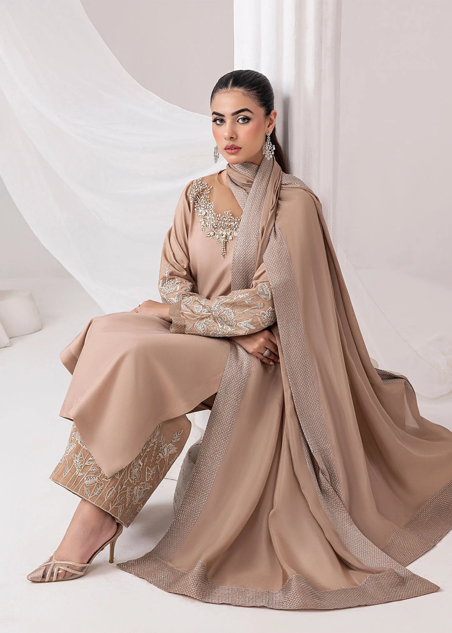 Desert Rose Silk Pret 3 PCs