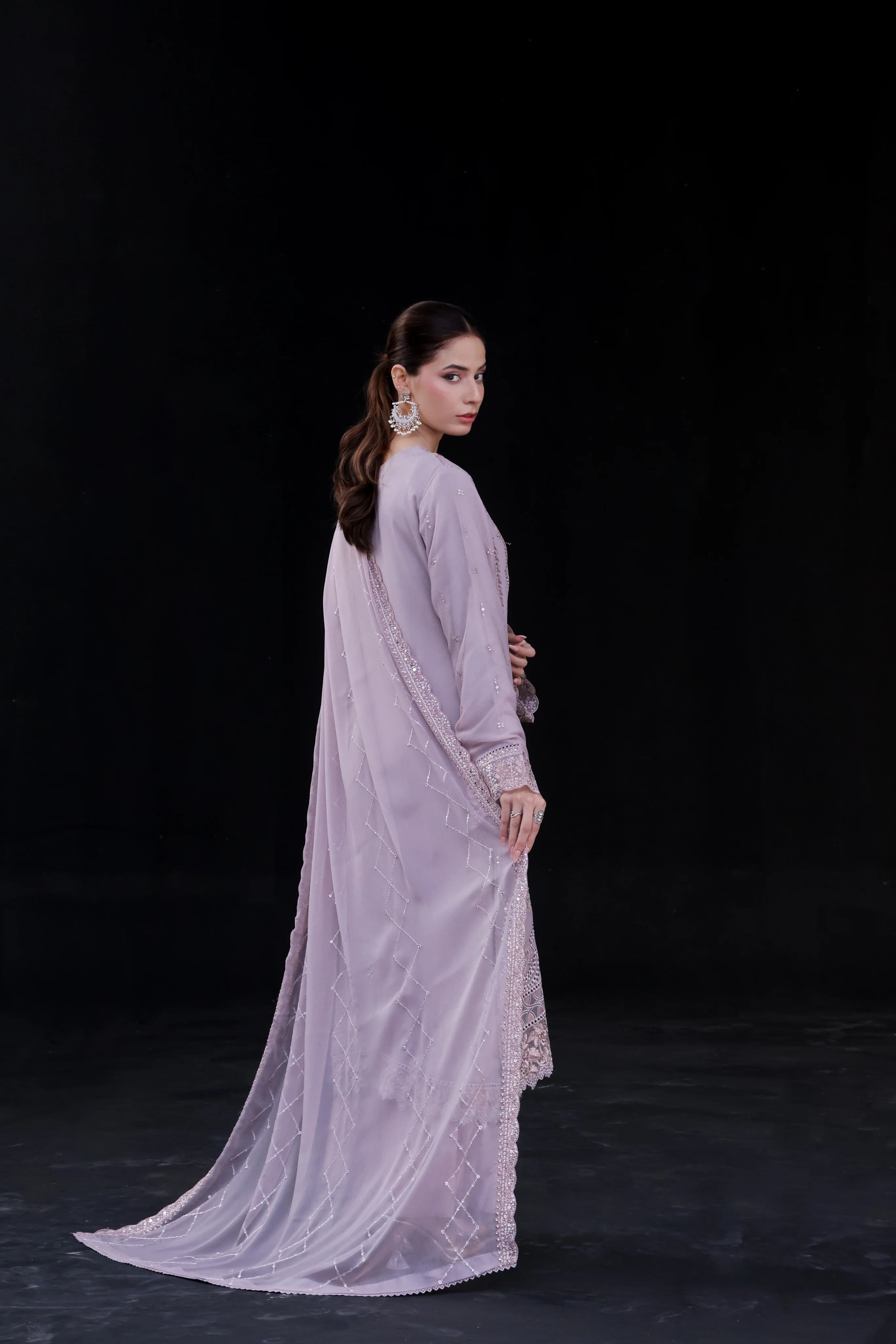 SAFFRON Chiffon Pret 3 PCs