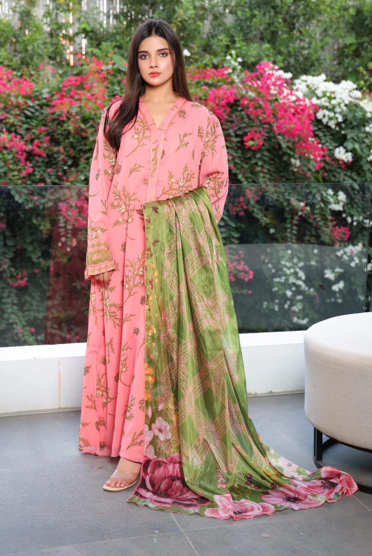 Effortless Bohemian Dress (FR-764) Pret 2 PCs