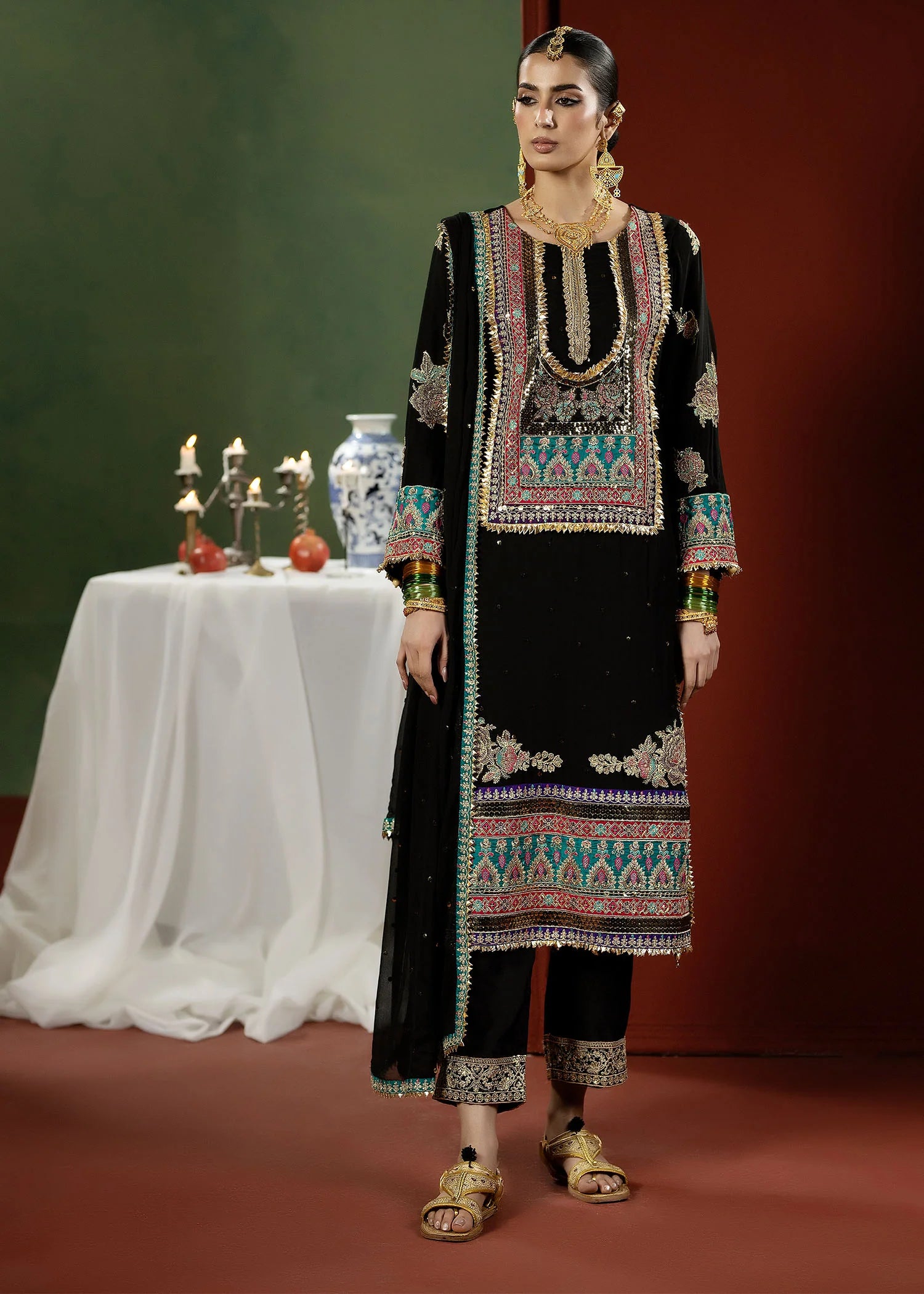 LMR-06 Embroidered Chiffon Pret 3 PCs