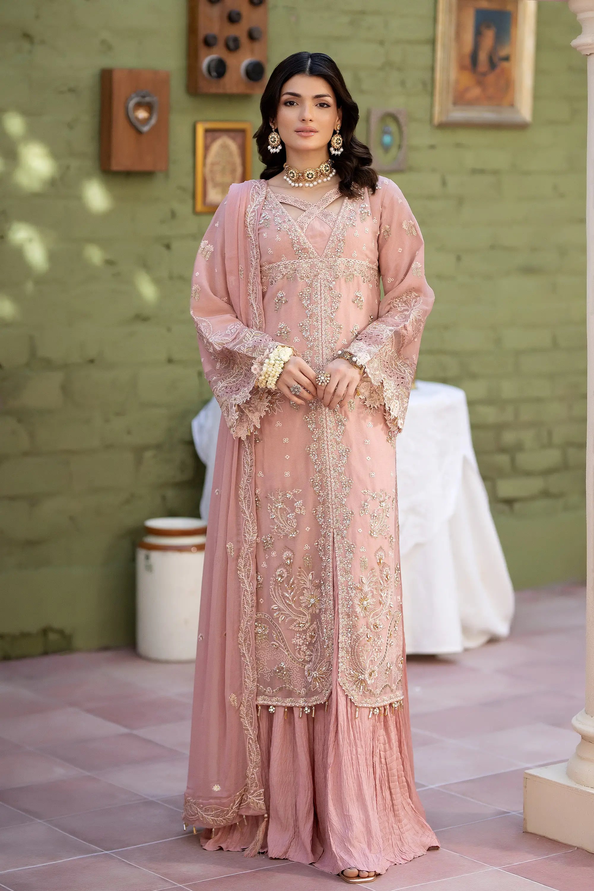 Rukhsar Embroidered Chiffon Pret 3Pcs