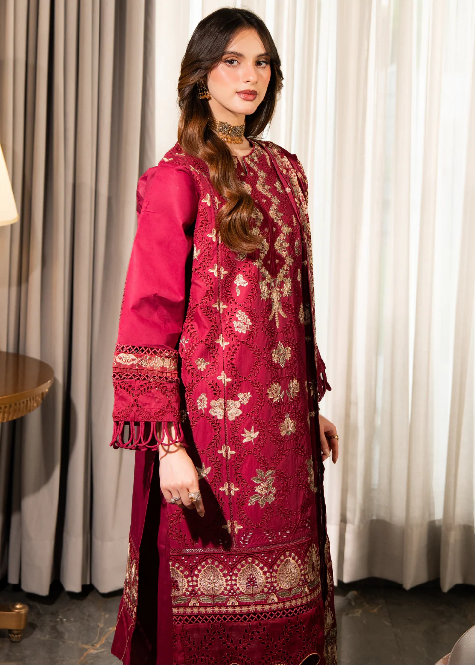 Blush - Embroidered Lawn 3-Piece Set