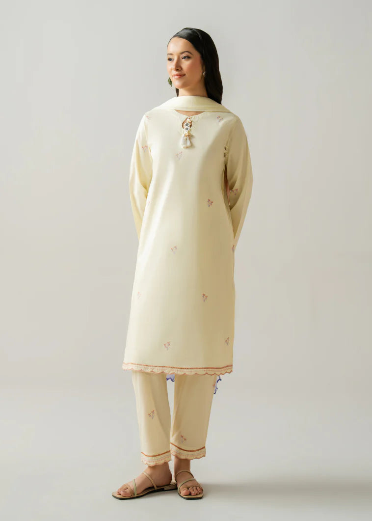 Maple - Embroidered Solids 2-Piece Set
