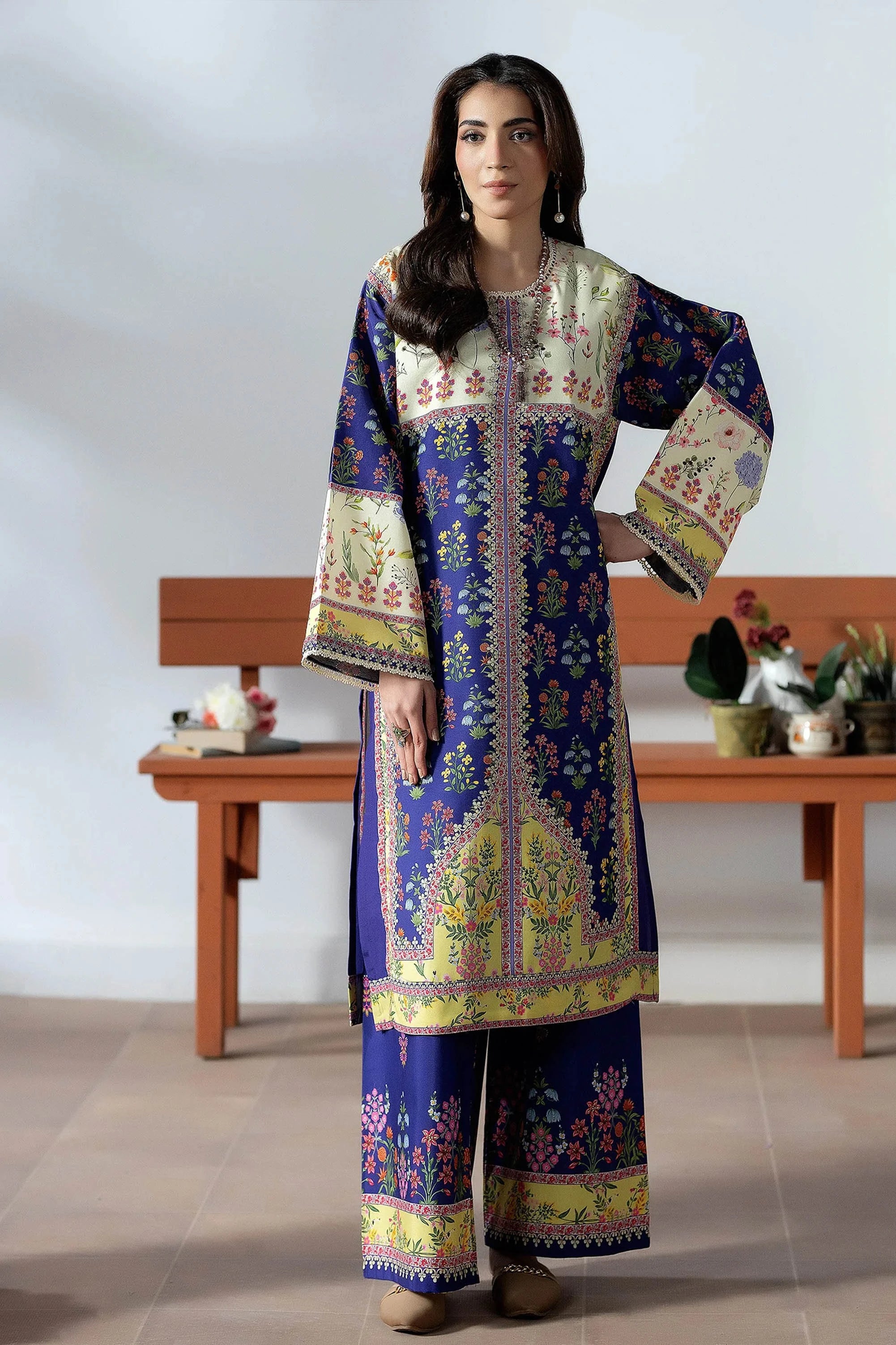 2 Pieces Printed Co-ord Set 9