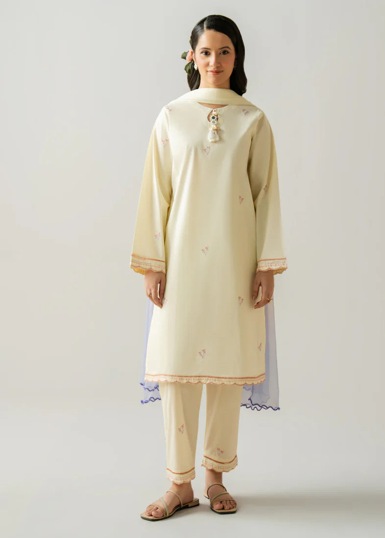 Maple - Embroidered Solids 2-Piece Set