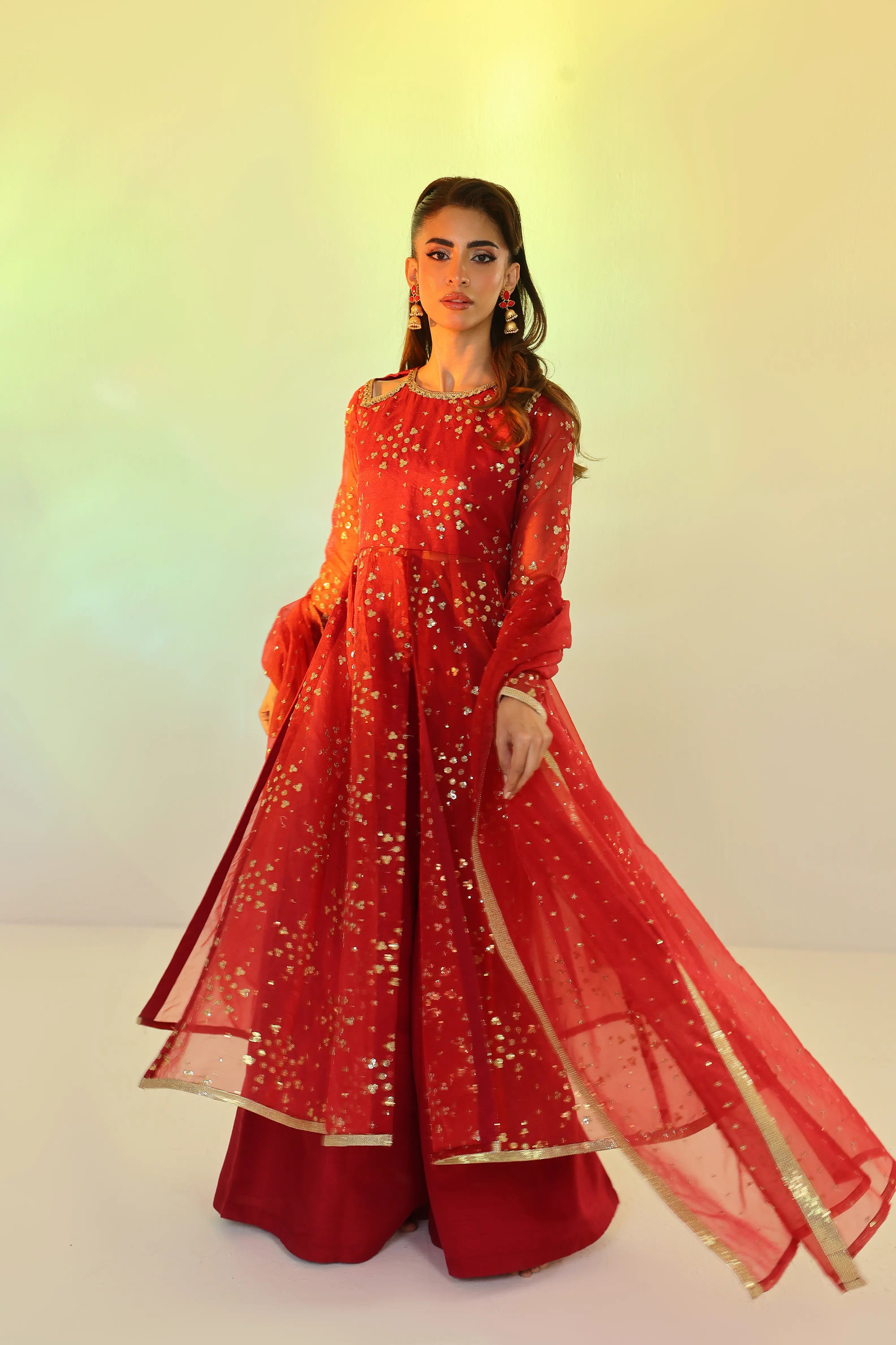 Rosabelle Embroidered Organza Pret 3Pcs