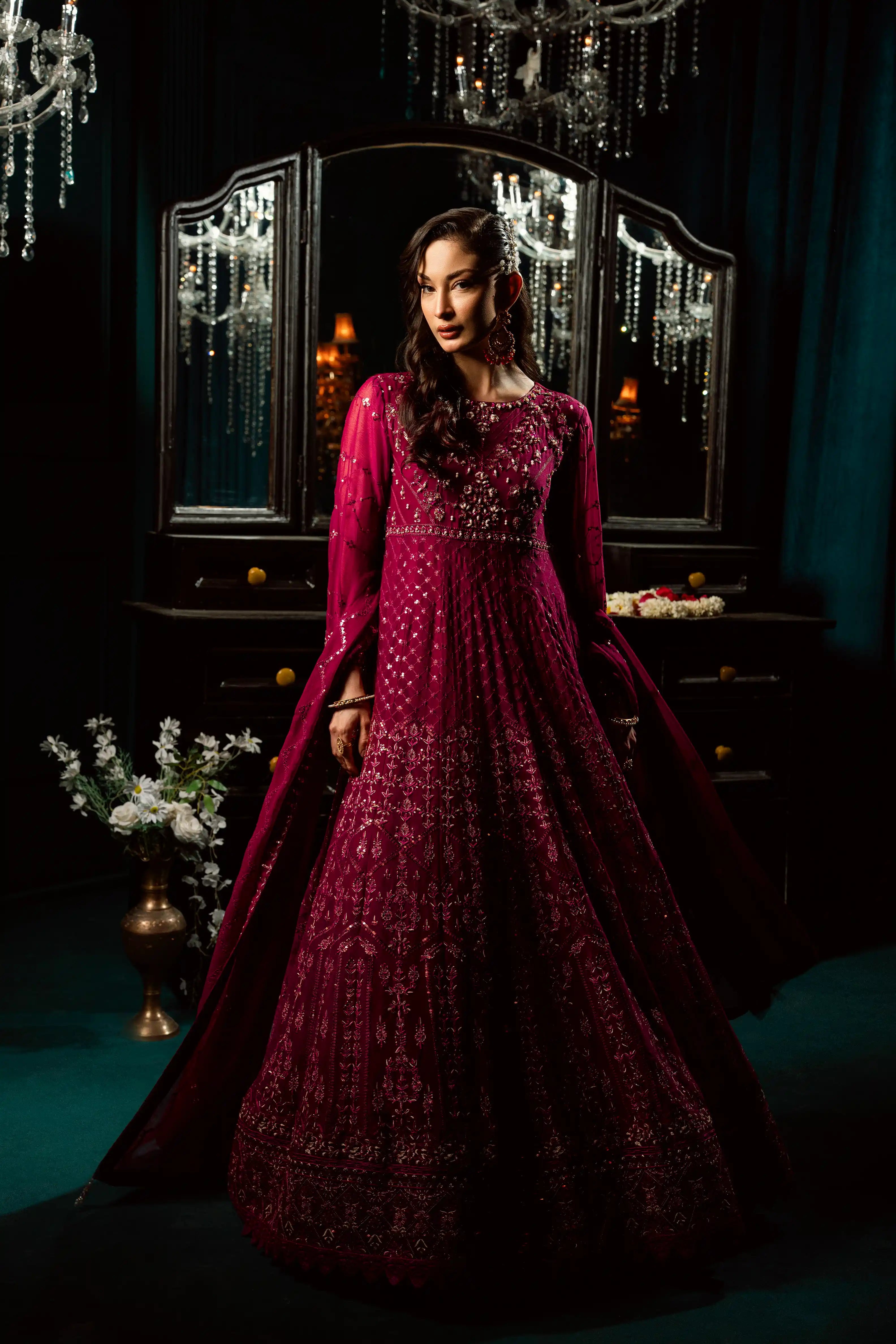 Maya SU-121 Embroidered Chiffon Unstitched 4Pcs