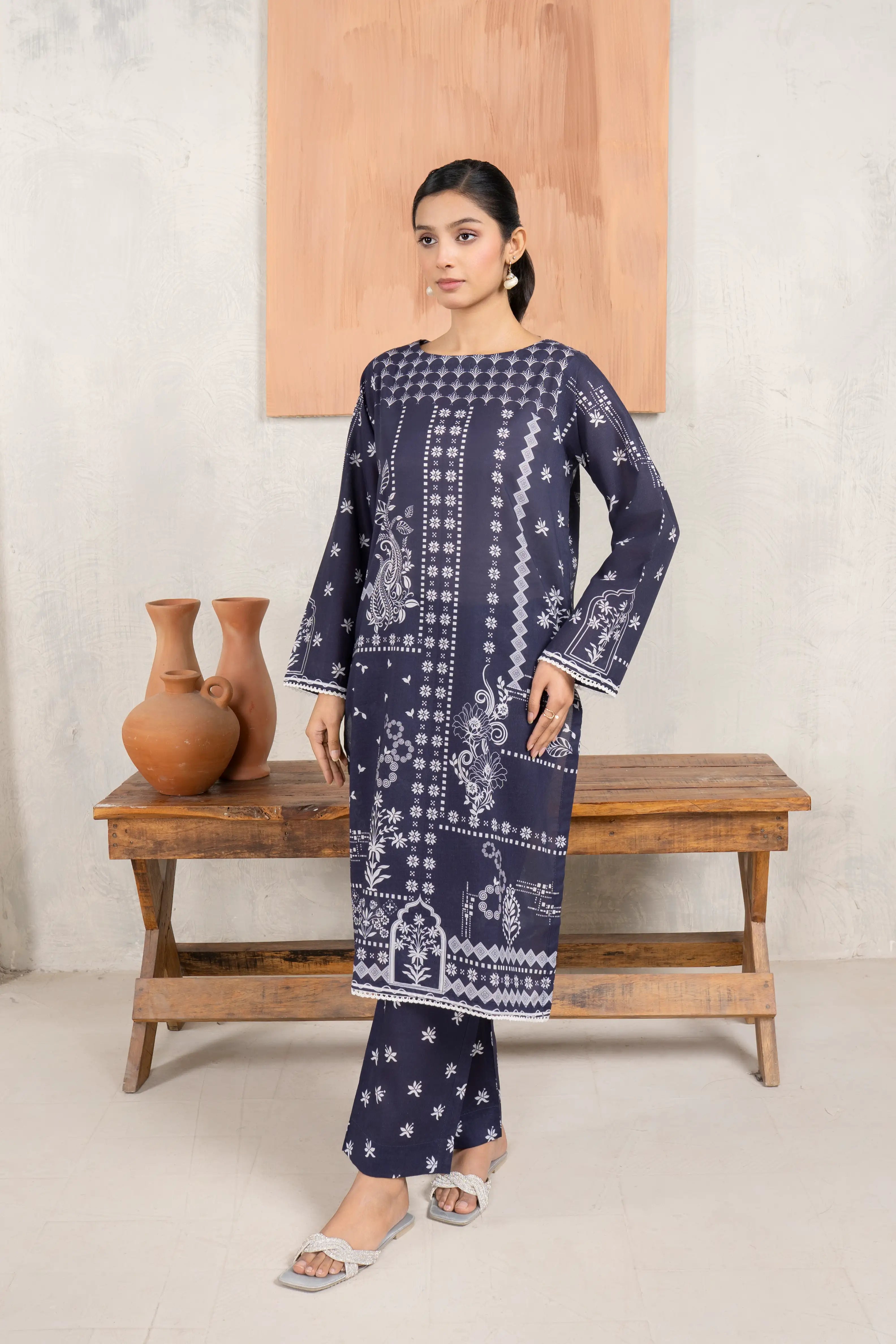 Jahanara Cambric Pret 2Pcs