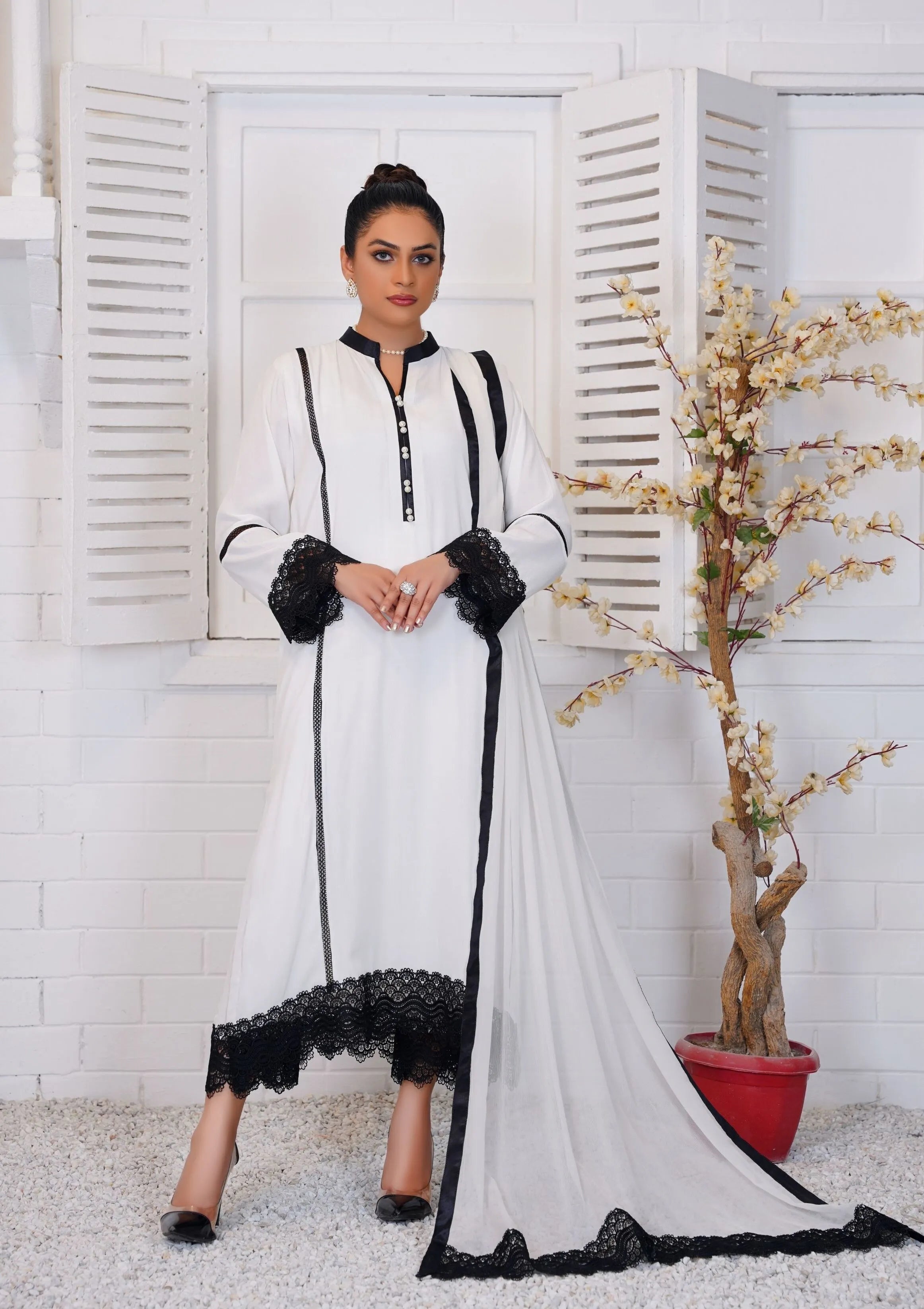 Noor Georgette Pret
