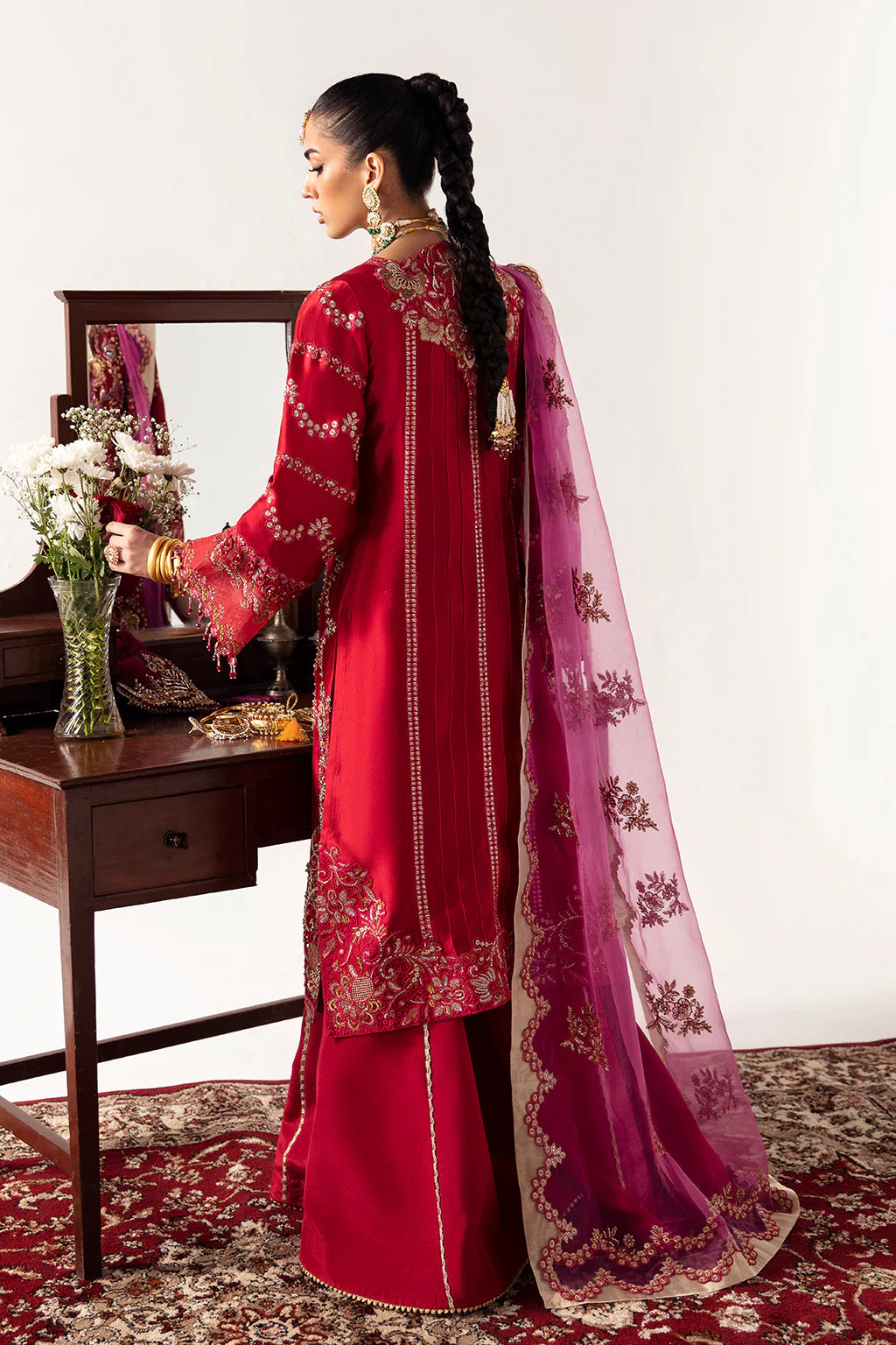 Selin Embroidered Silk Unstitched 3 PCs