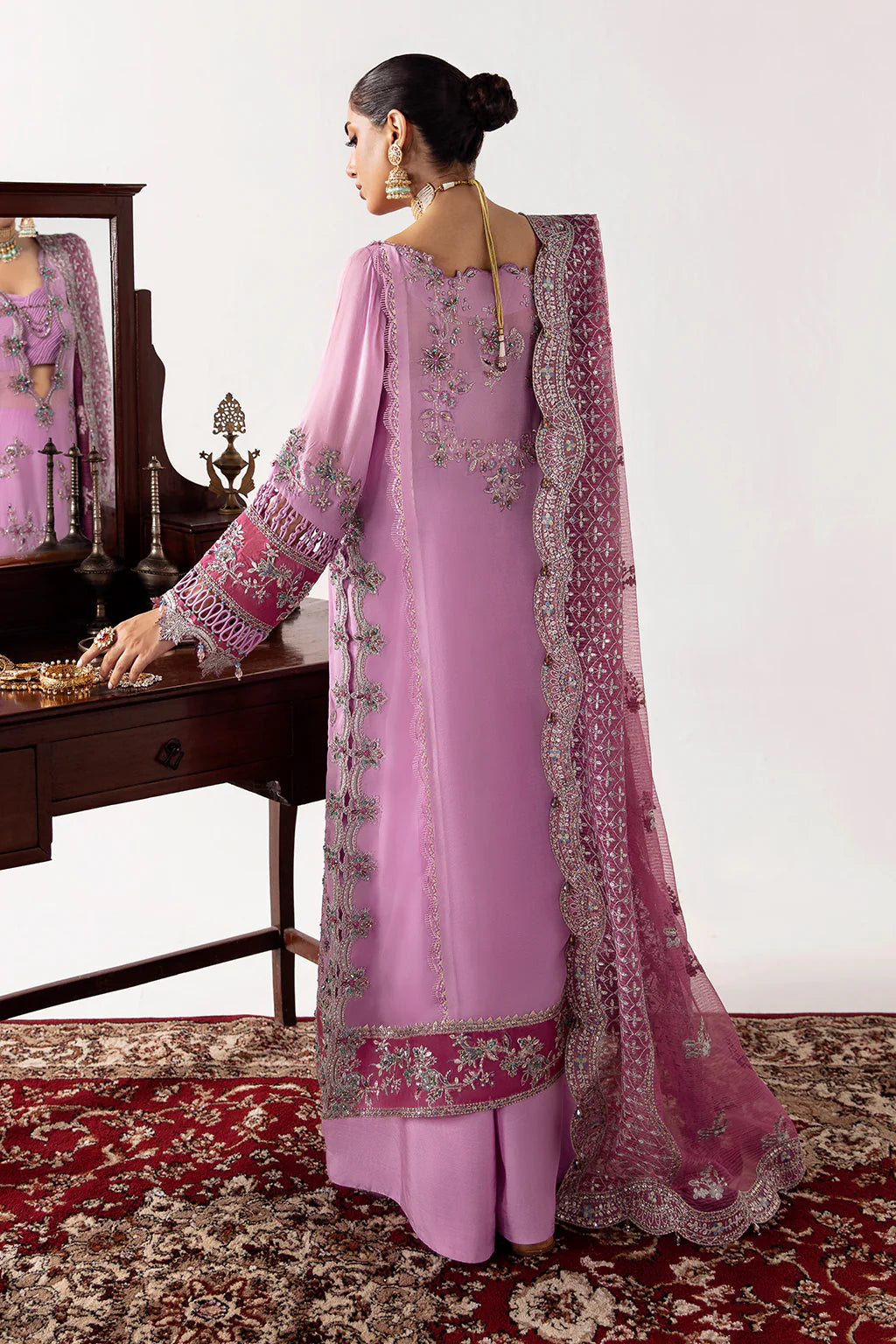 Ruya Embroidered Chiffon Unstitched 3 PCs