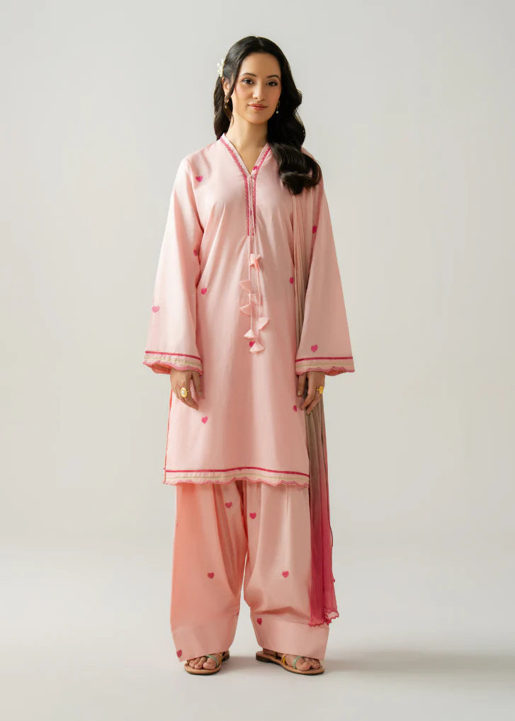 Minsa-Embroidered Solids 2-Piece Set