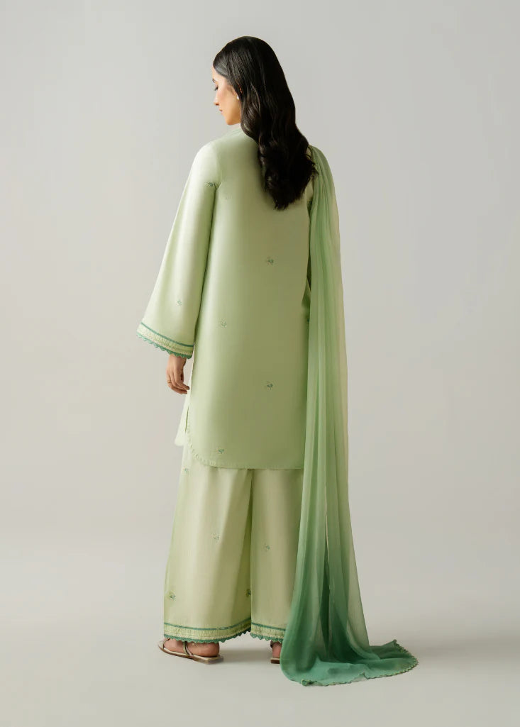 Matcha - Embroidered Solids 2-Piece Set