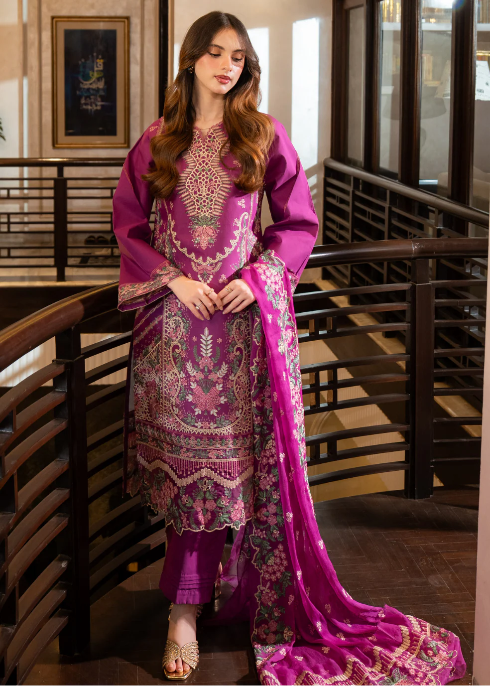 AVENOR - Embroidered Lawn 3-Piece Set