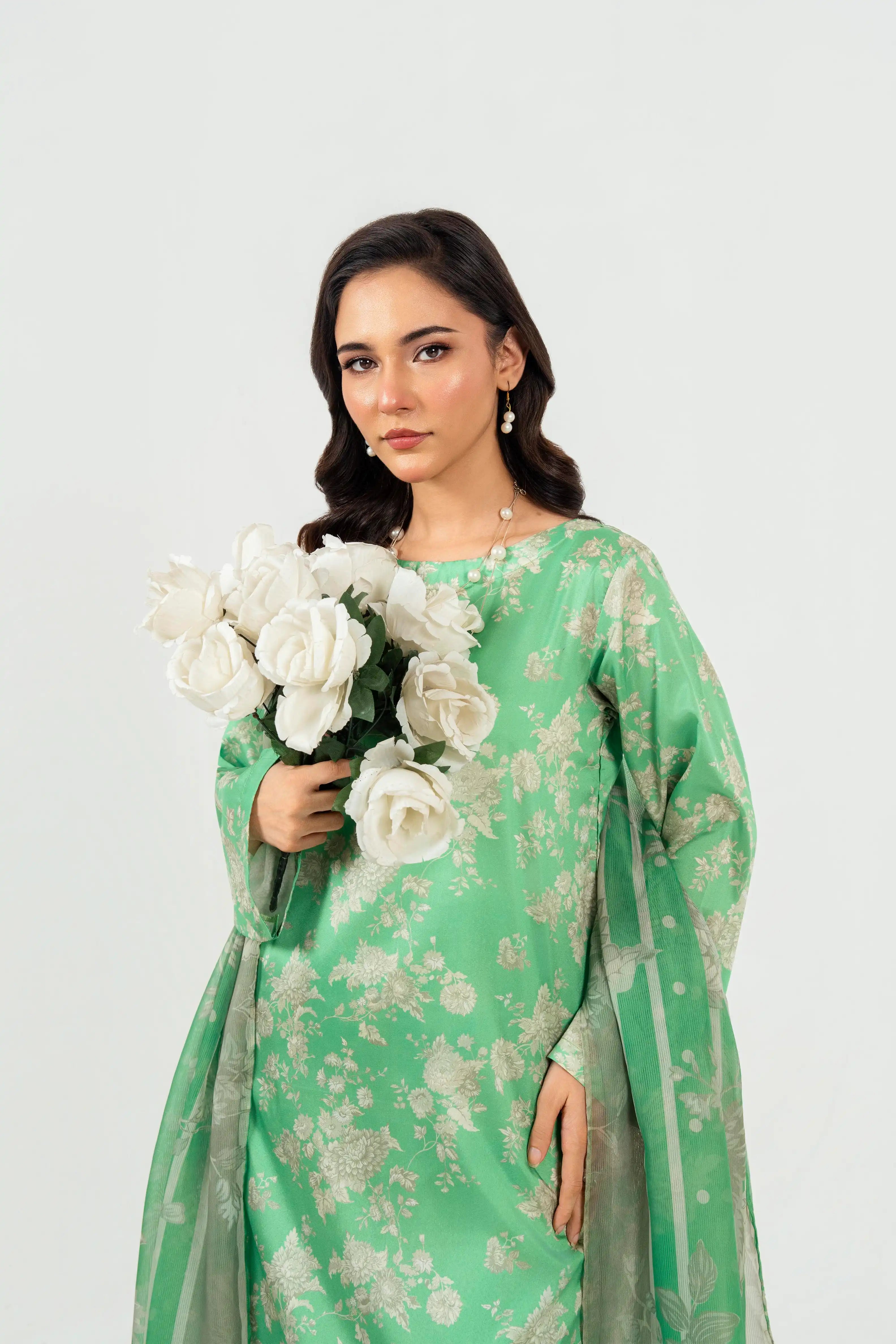 Parvaya Silk Pret 3Pcs