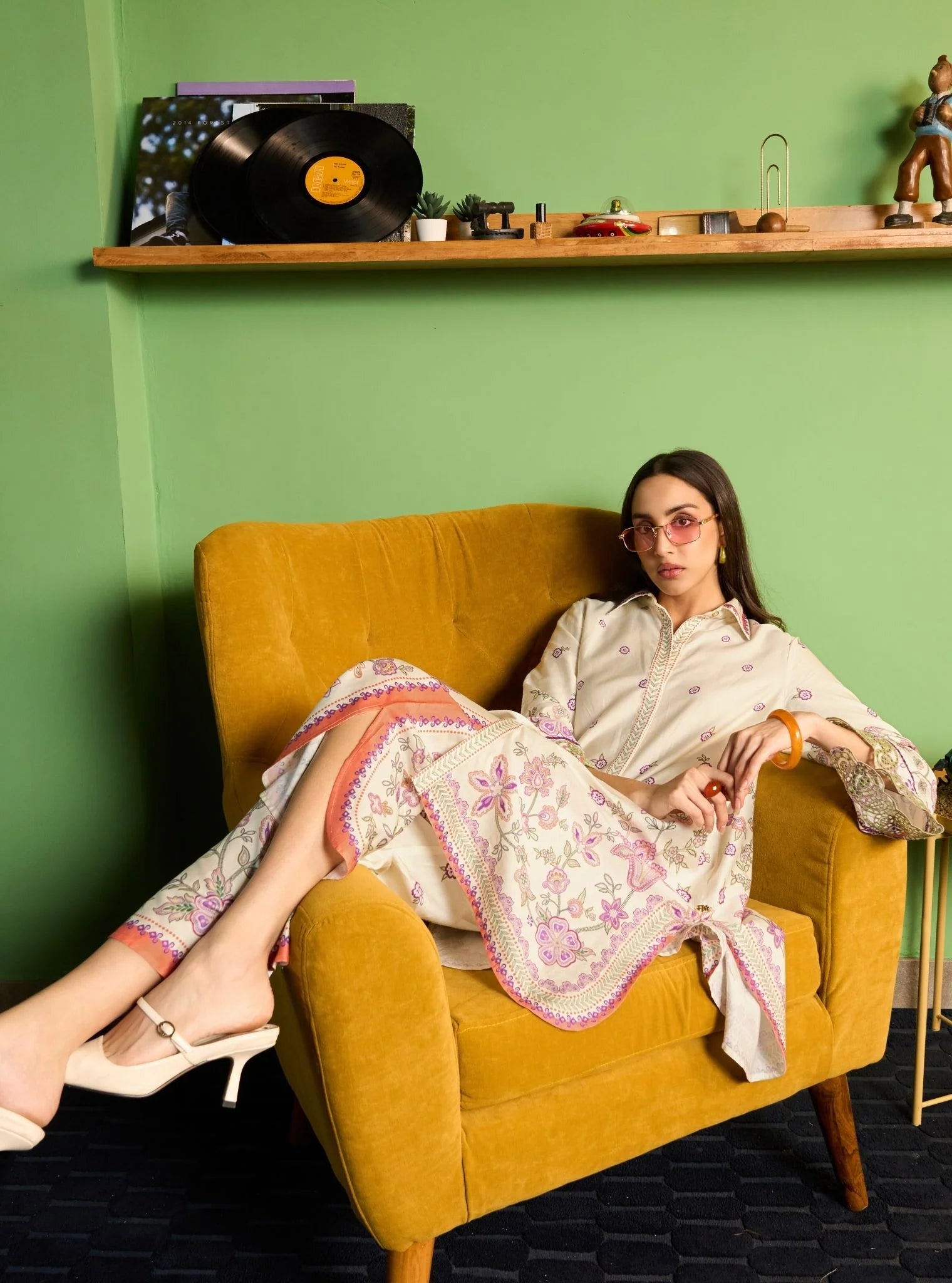 Zavi Pima Lawn Silk Pret 2 PCs