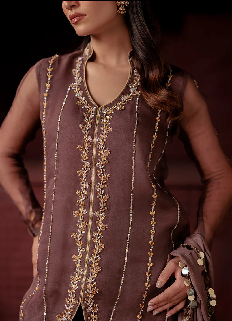 Burnished Silk Embroidered Pret 3Pcs