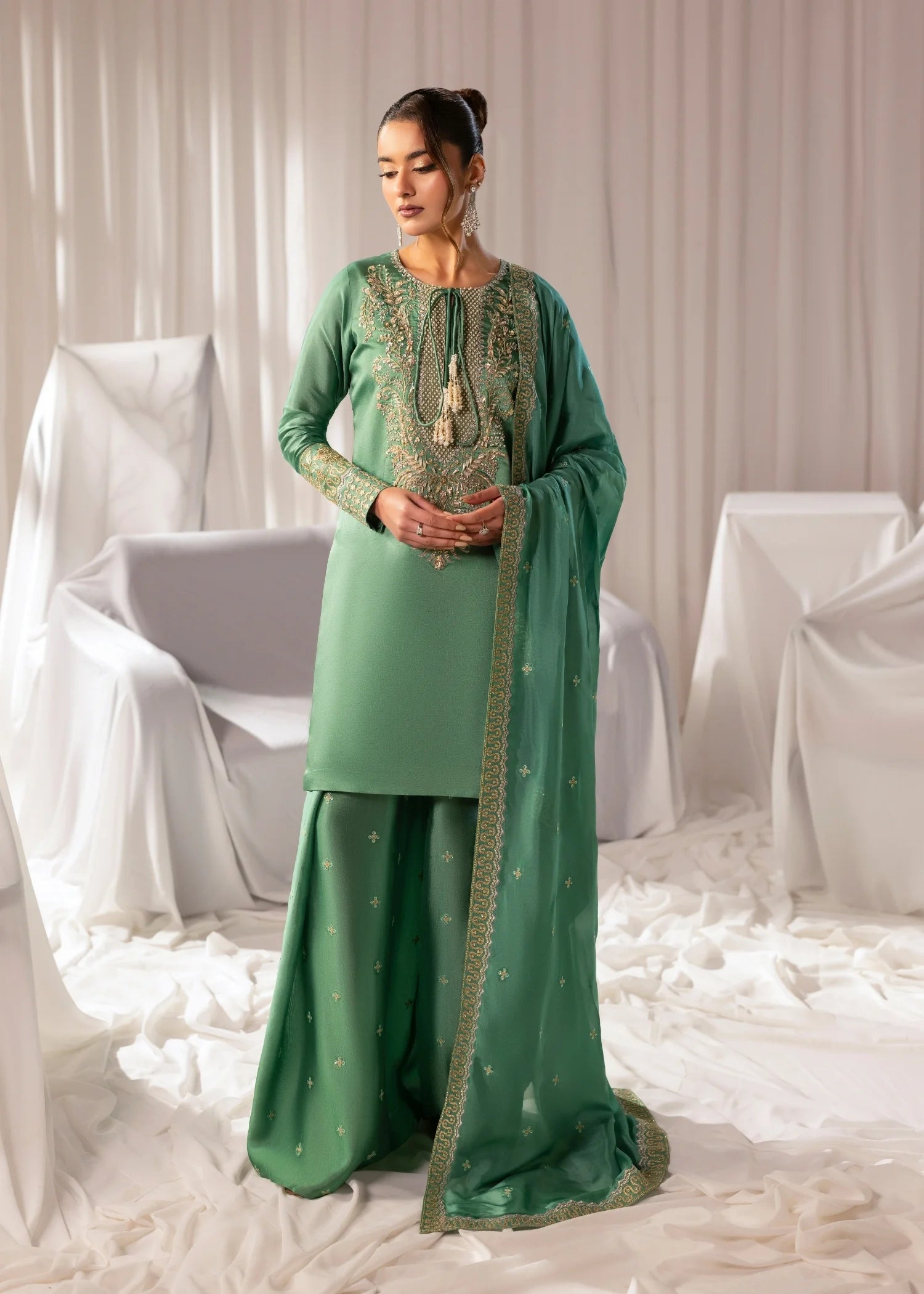 Meadow Sheesha Silk 3-Piece Pret