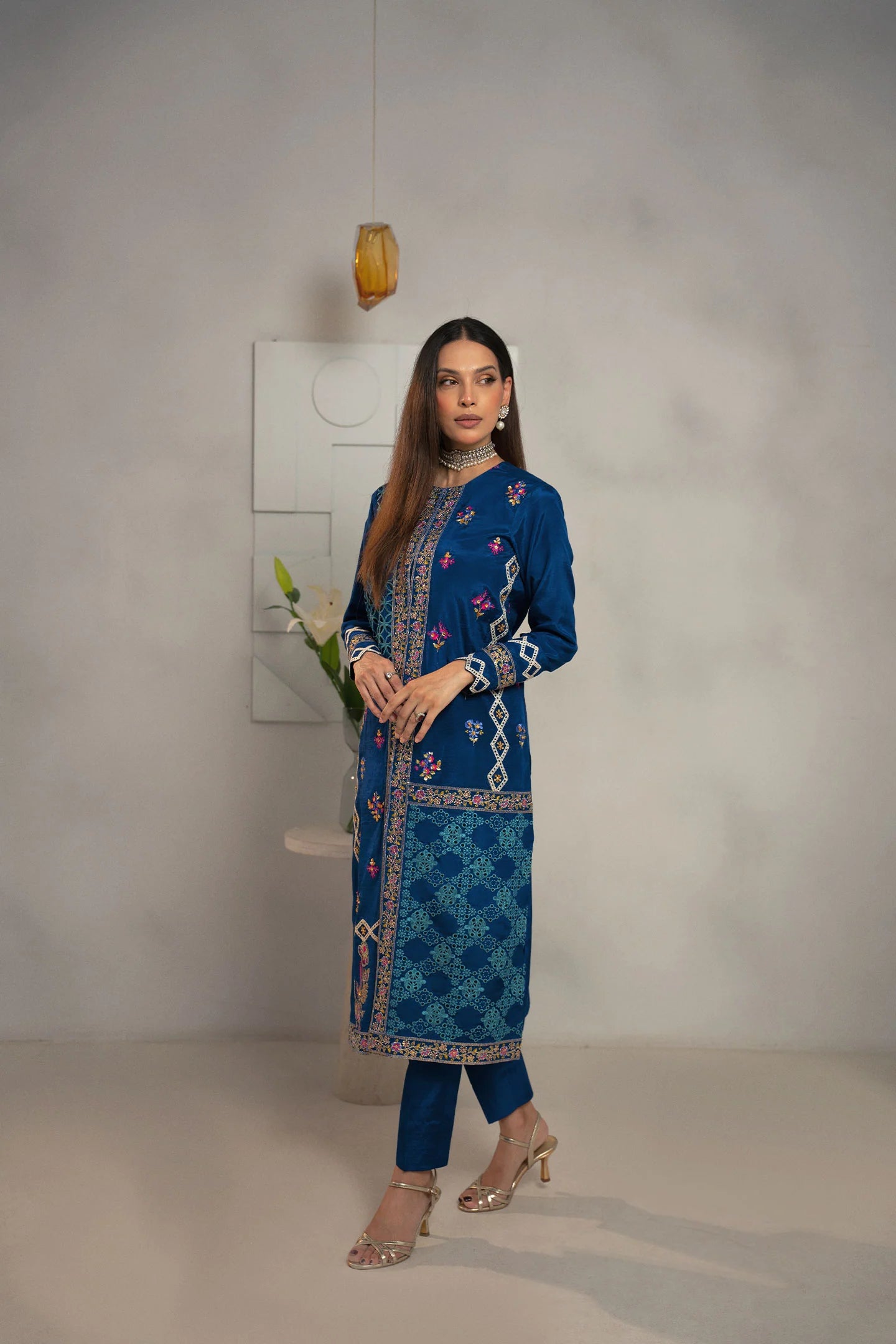 Laraib Embroidered SIlk Pret 3Pcs