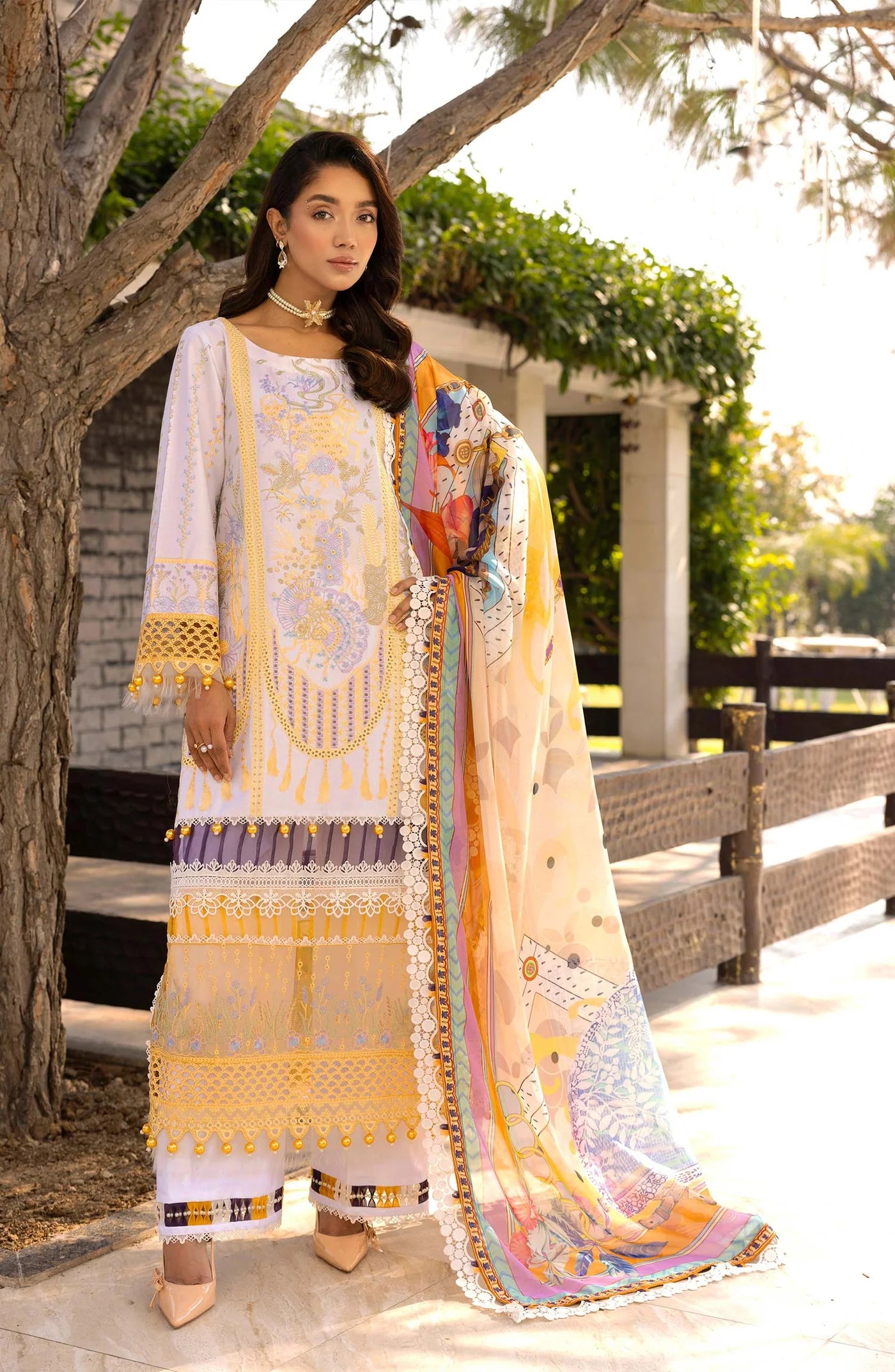 Amber Ember Lawn Unstitched 3 PCs