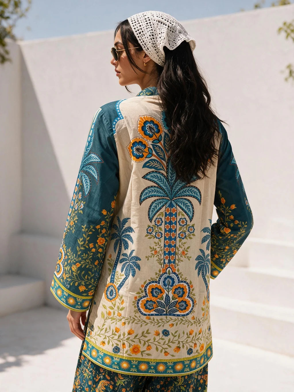 Aqua bloom Co-Ord Set