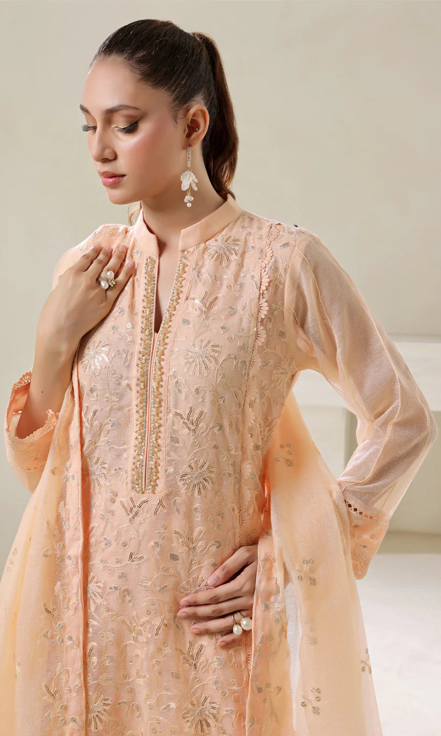 Pastel Peach SE-015 Pret 3Pcs