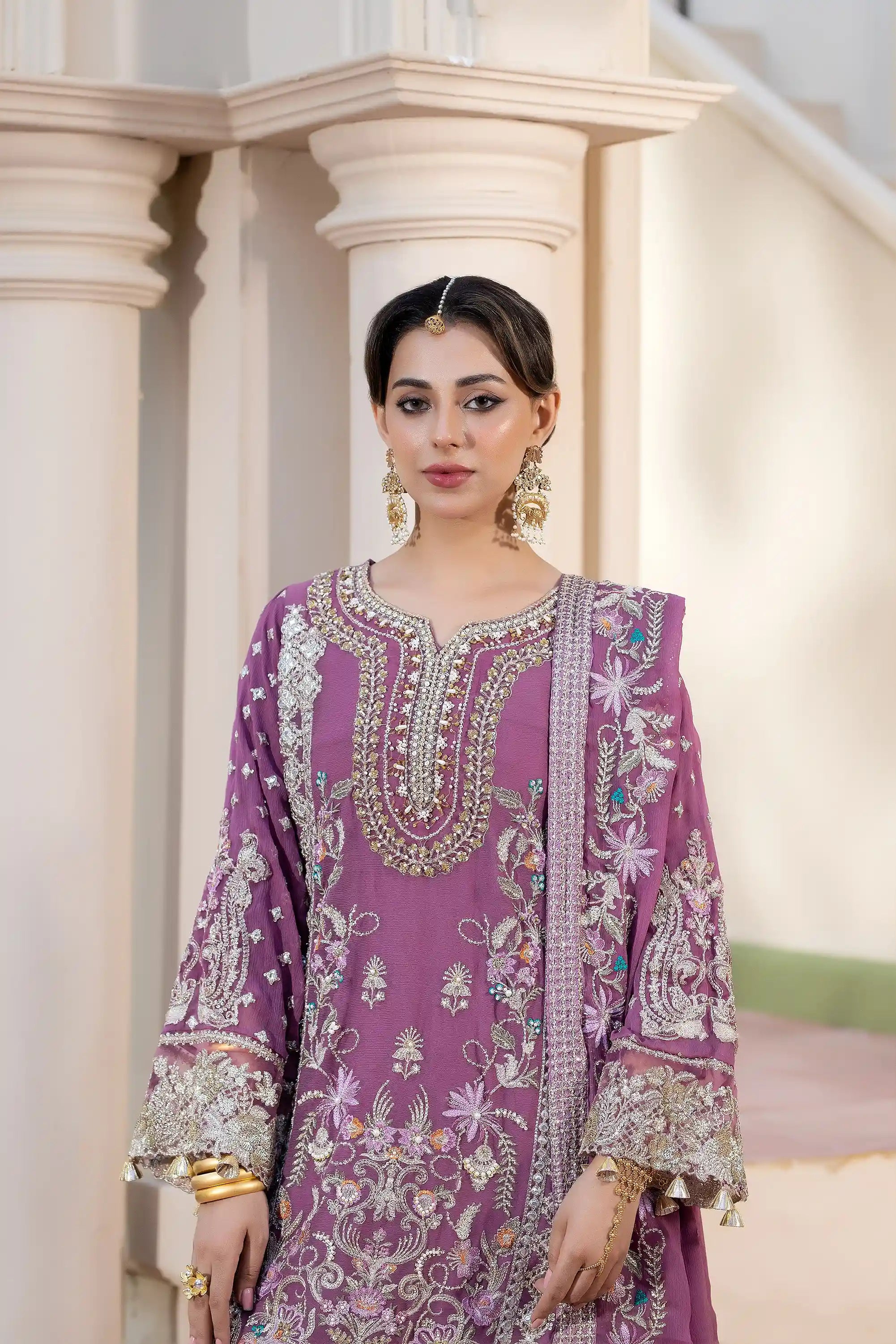 Shireen Embroidered Chiffon Pret 3Pcs