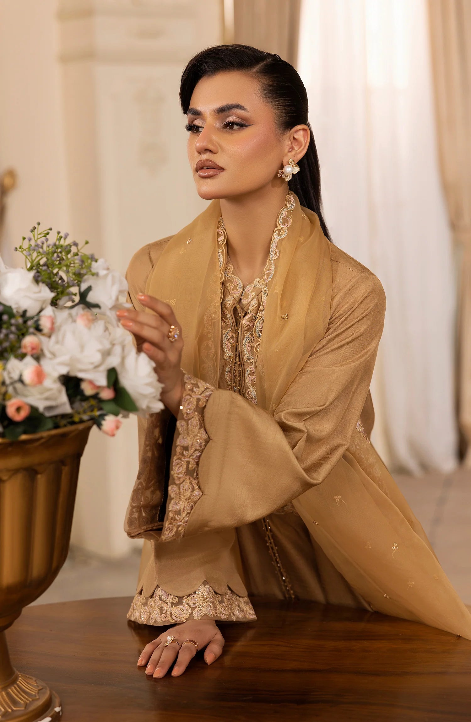Nyra Korean Raw Silk Pret 3 PCs