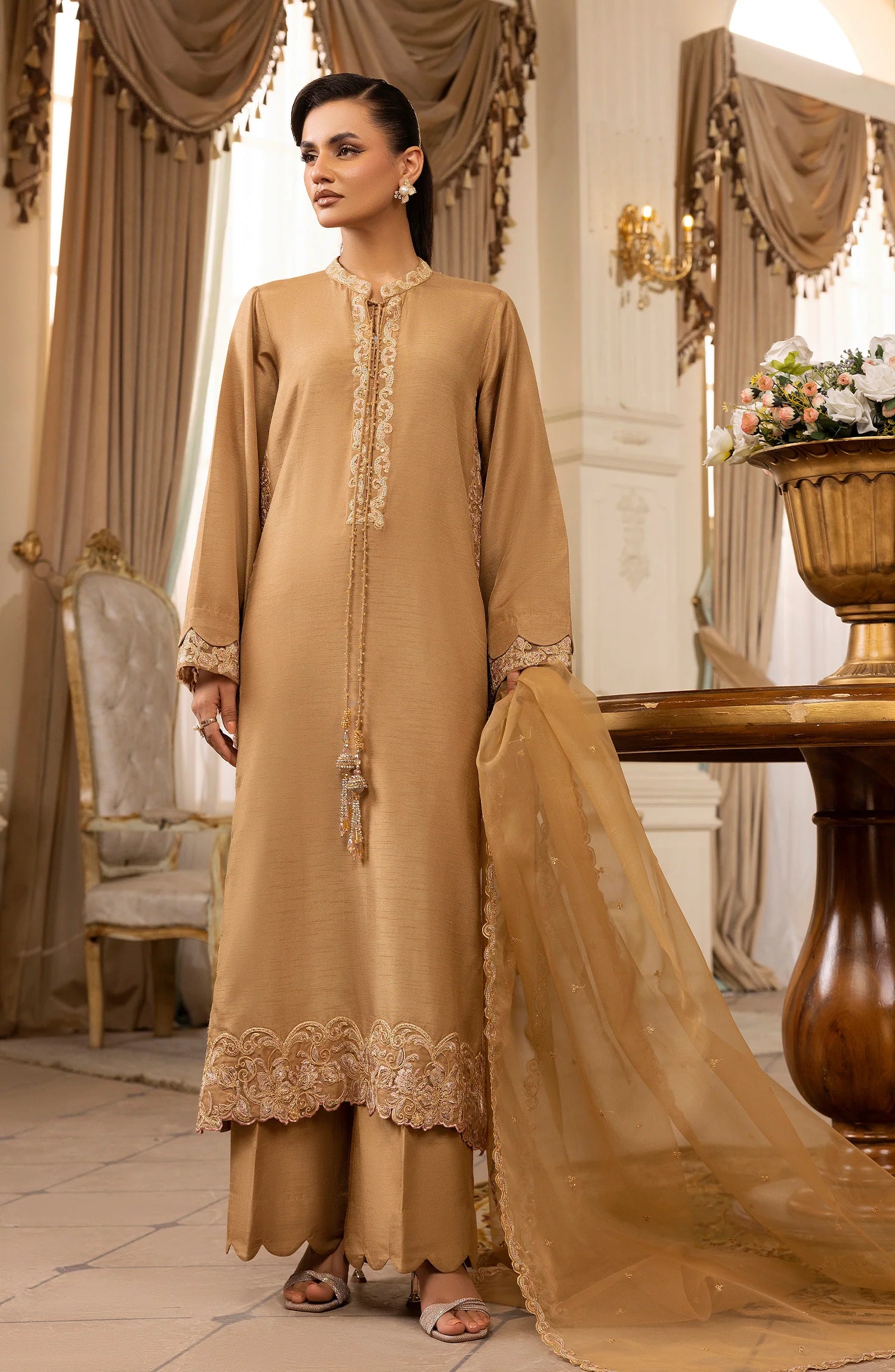 Nyra Korean Raw Silk Pret 3 PCs