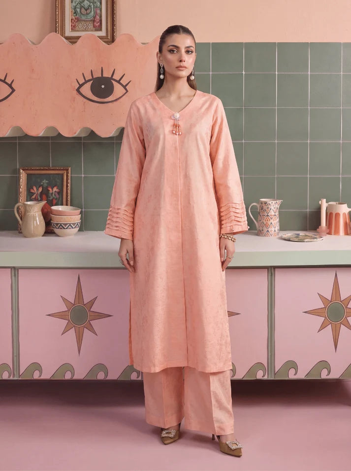 Peach Bloom Co Ord Set