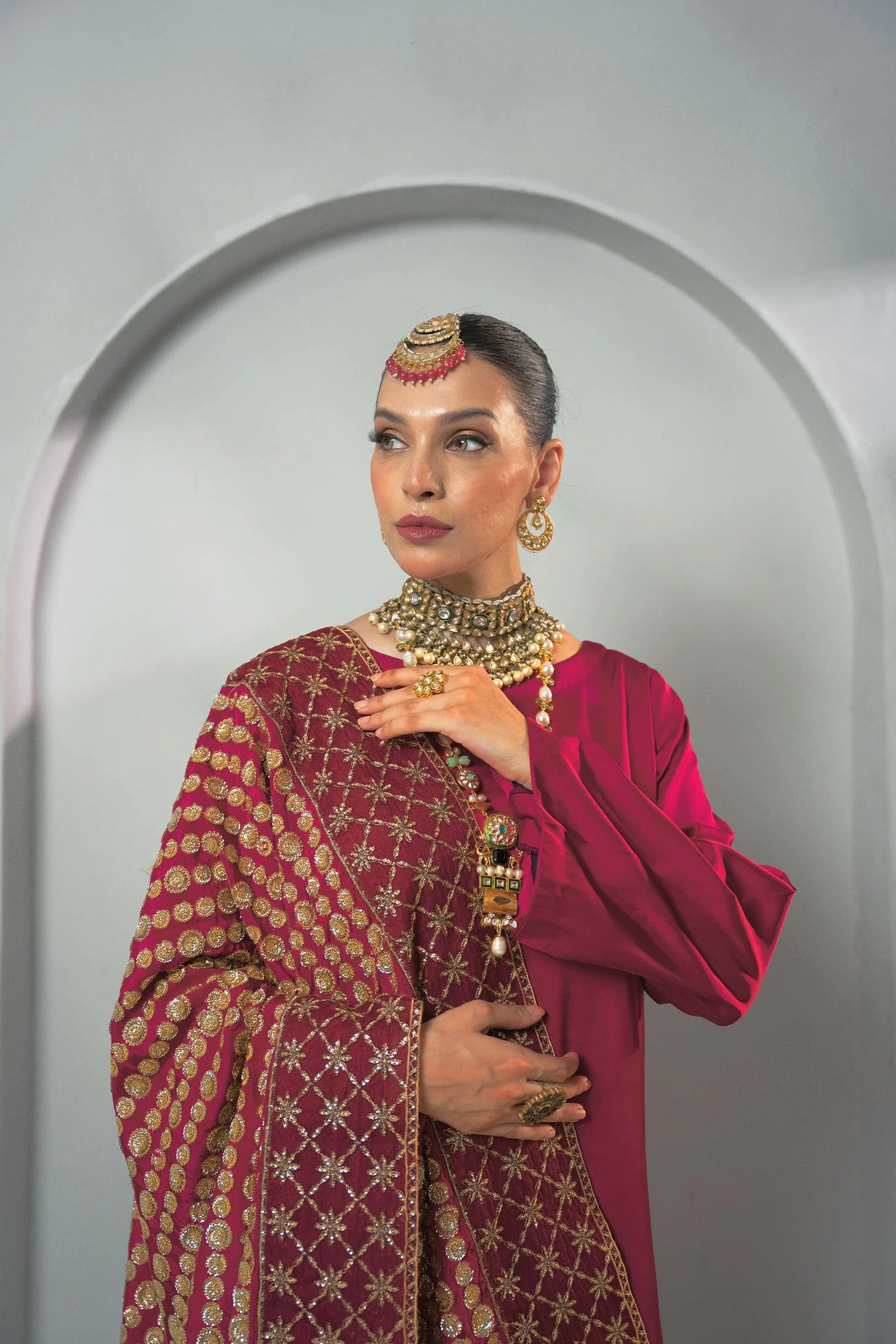 Gulbahar Embroidered SIlk Pret 3Pcs