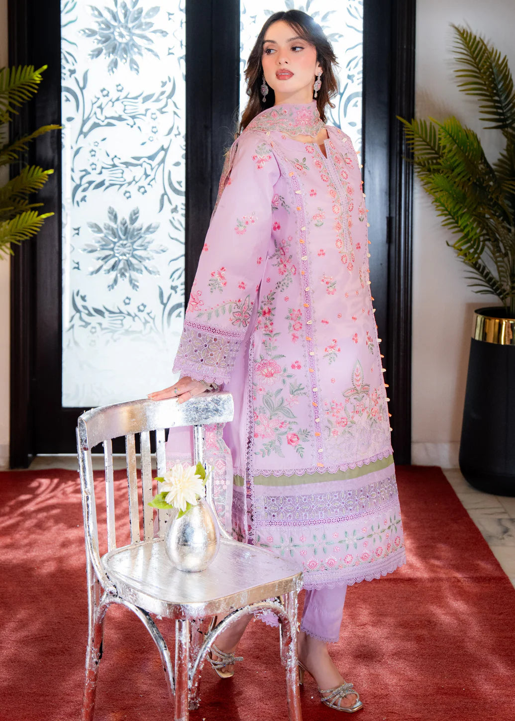 Celiane - Embroidered Lawn 3-Piece Set