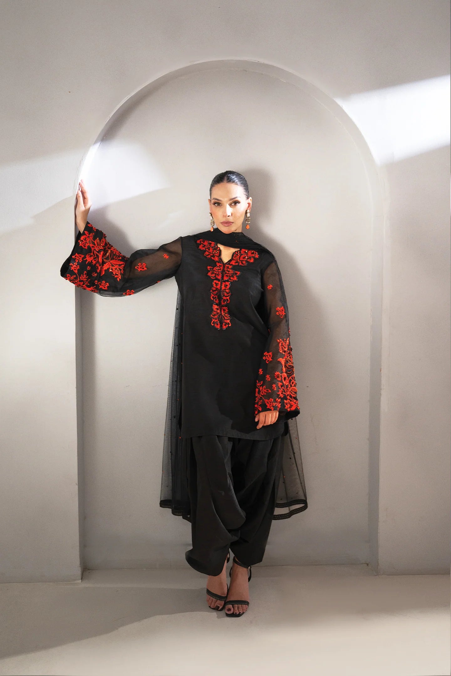 Ayra Embroidered SIlk Pret 3Pcs