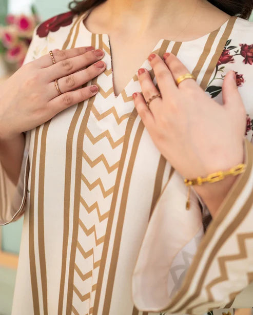 Floral Fantacy Pret Poly Lawn 2 PCs