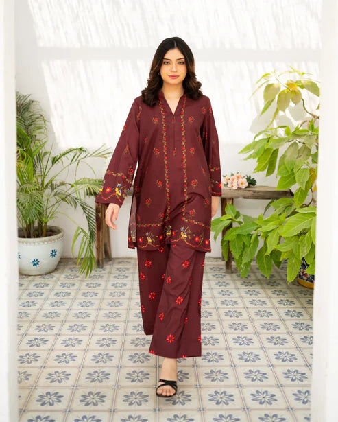 Cherry Charm Pret Poly Lawn 2 PCs