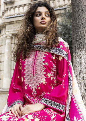 Aurora Linen 3 Pcs meerak collection pakistan