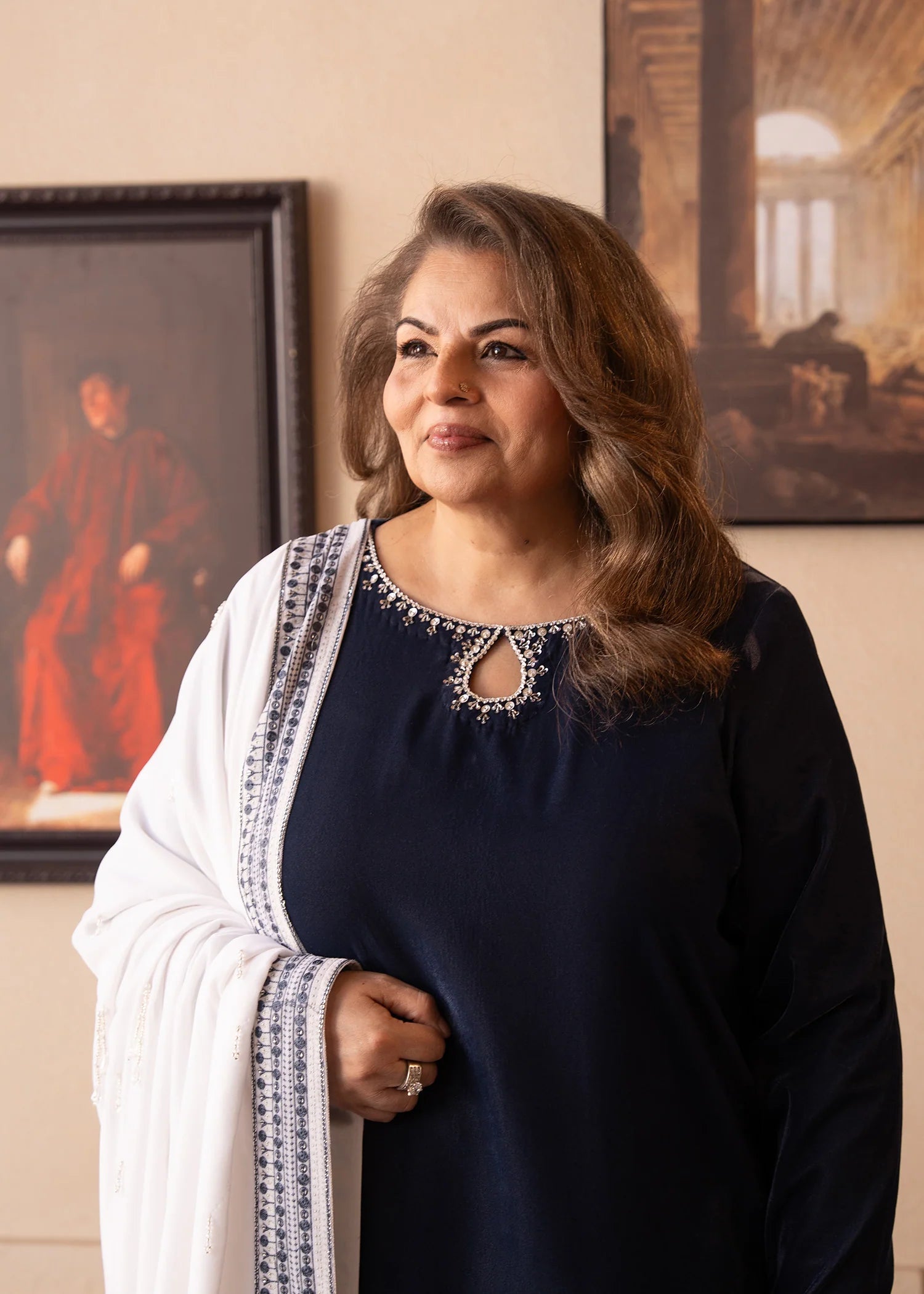 STEAL MIST VELVET EMBROIDERED PRET 3Pcs