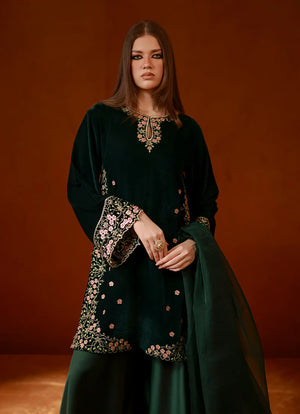 BuraqStore New Velvet Dress Design for Wedding