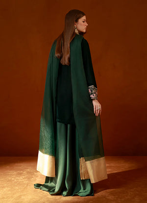 BuraqStore Simple Velvet Dress Design for Wedding