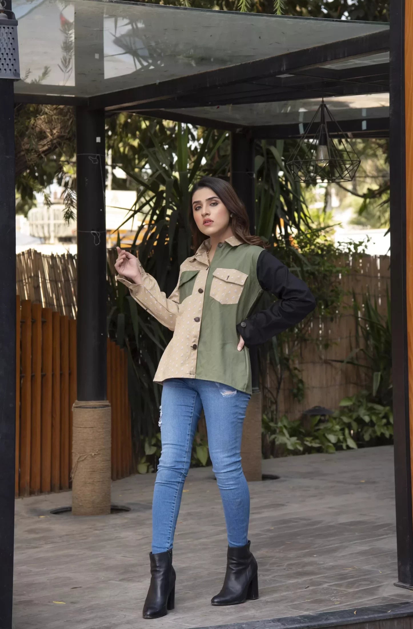 Camel Wrap Jacket – Modern western wear for women