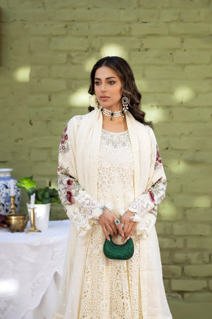 Chandni Embroidered Chiffon Maxi 4Pcs meerak collection chiffon