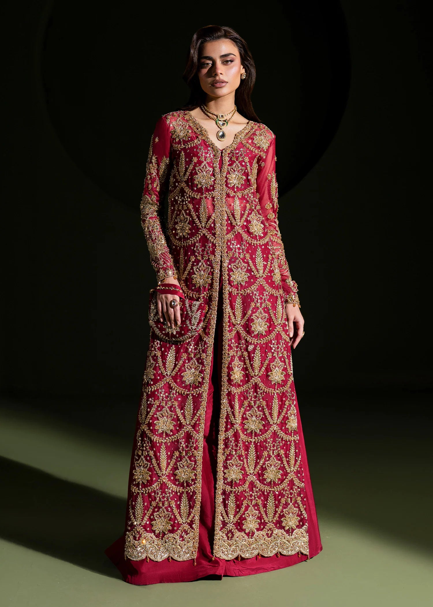 Luxe Embroidered Organza 3 PCs