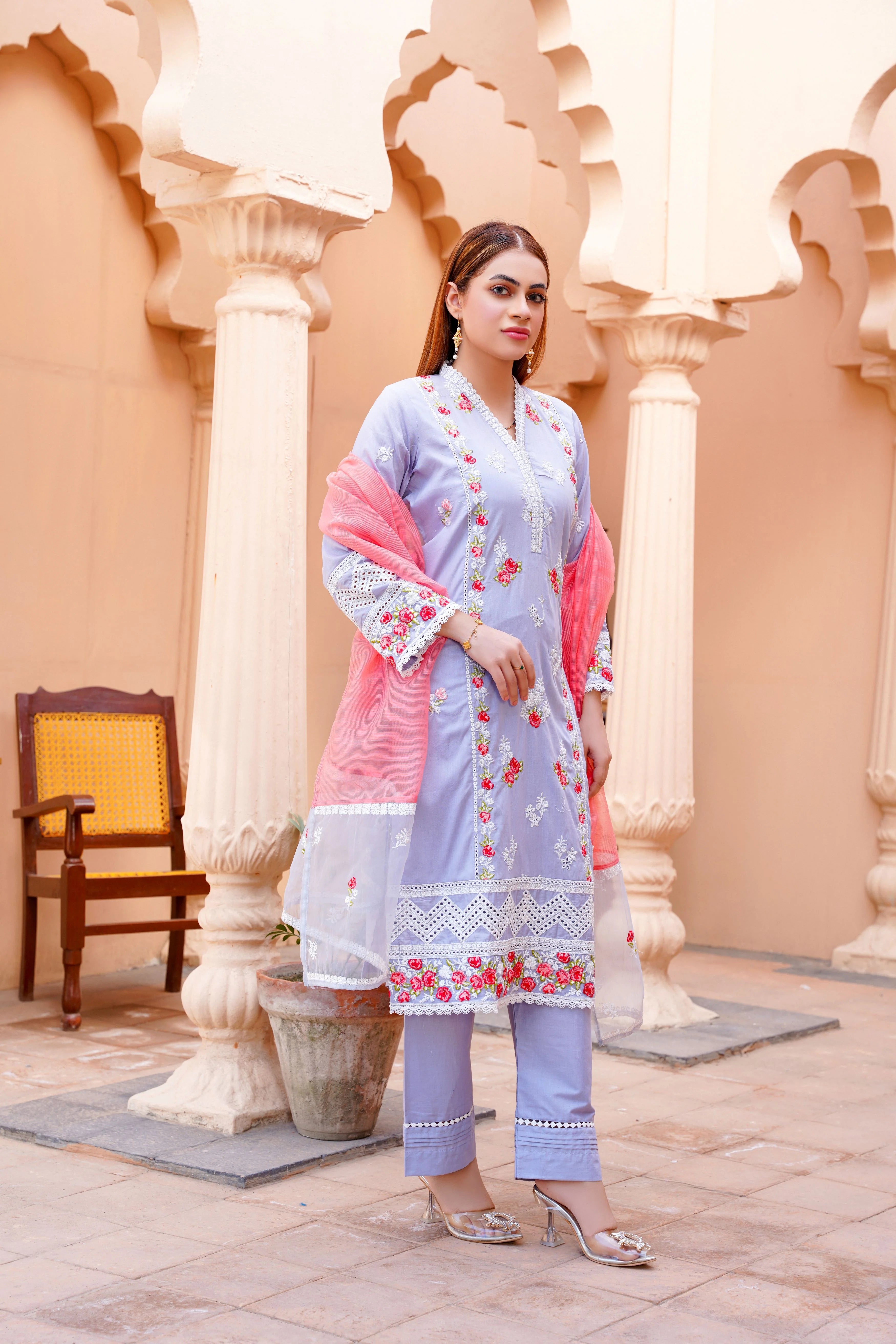 Embroidered Lawn Pret 3 PCs