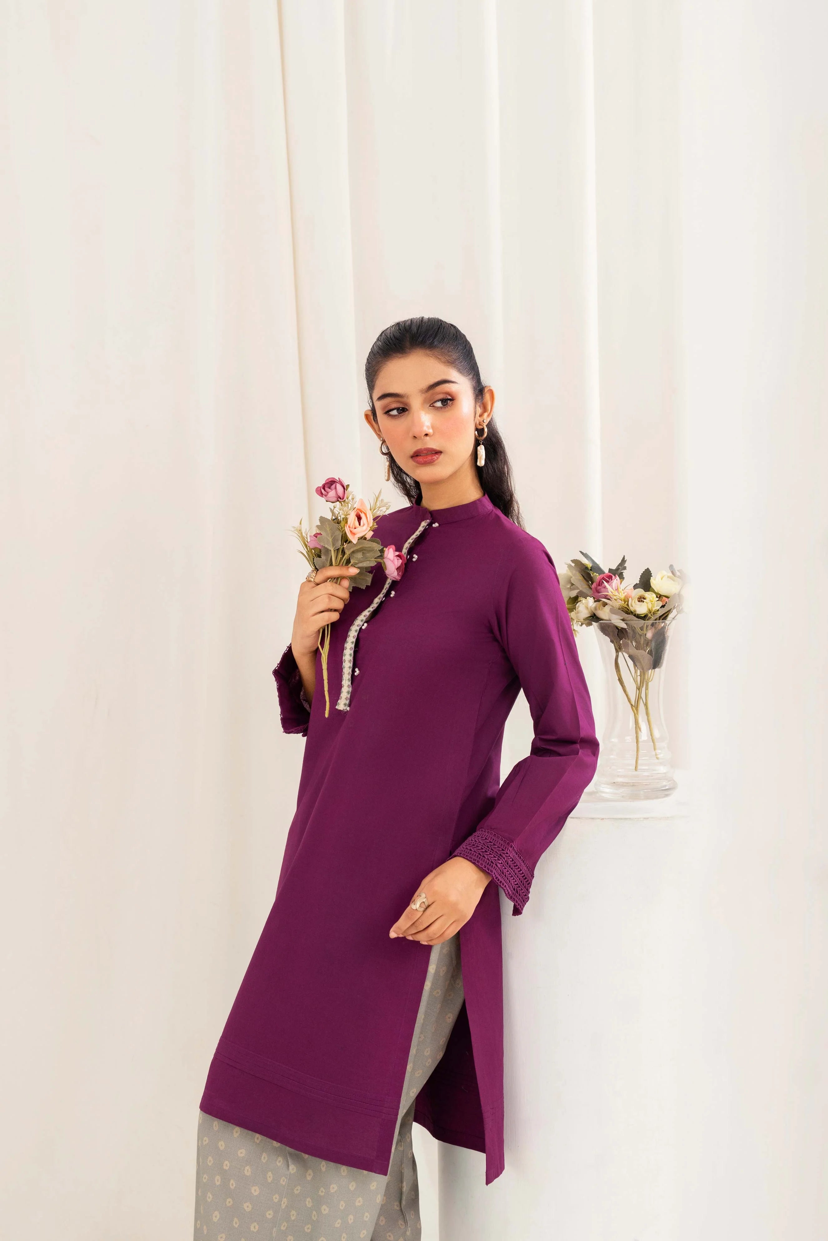 AY662- Plum Mist Lawn 2Pc