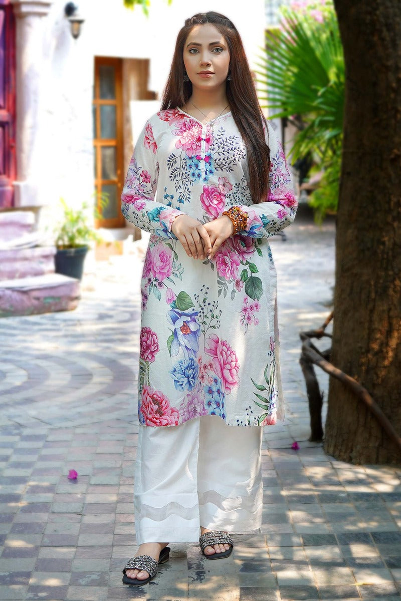 Printed Lawn Suit 3-Piece Set