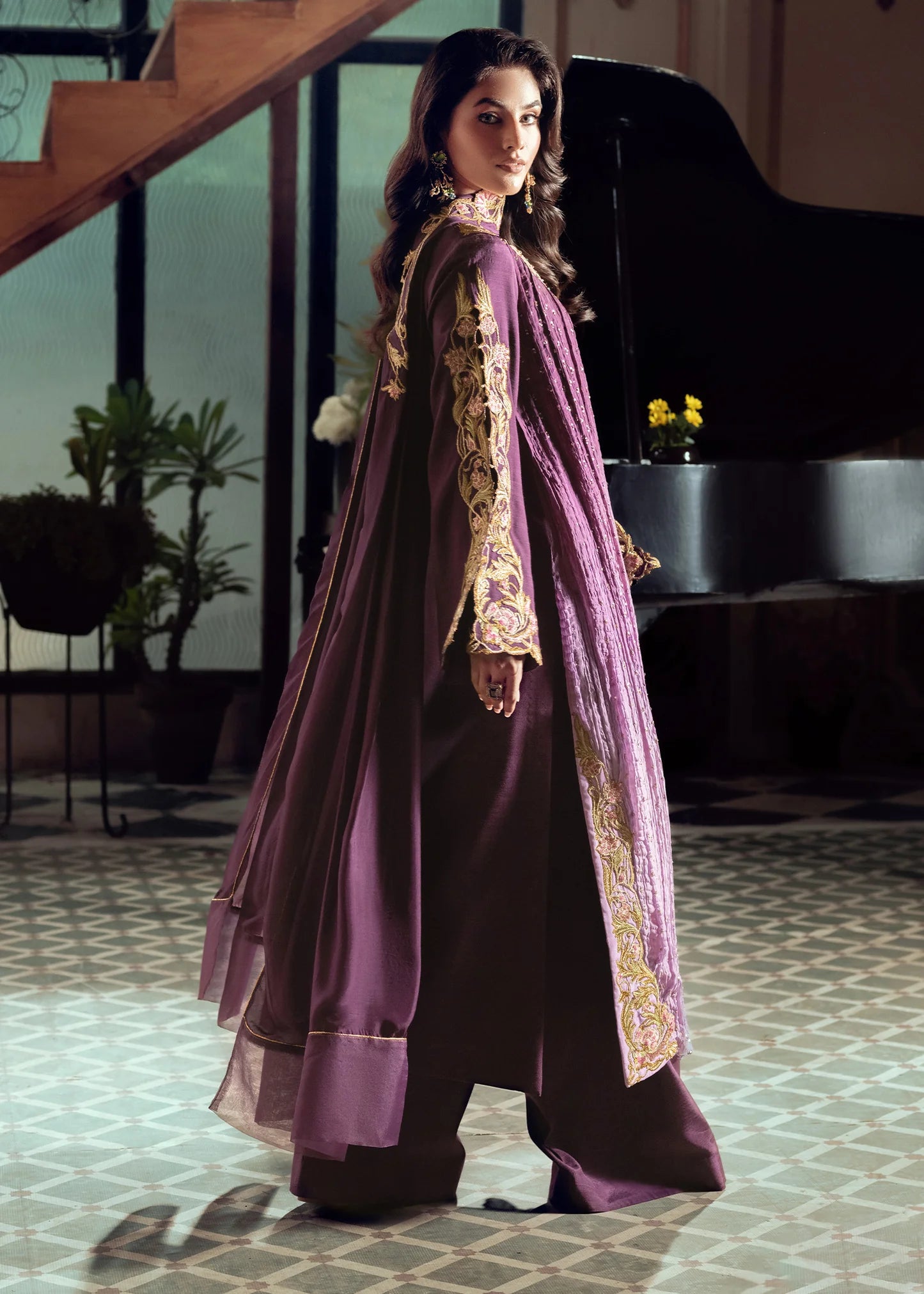 Mystic Mauve Luxury Pret 3 PCs