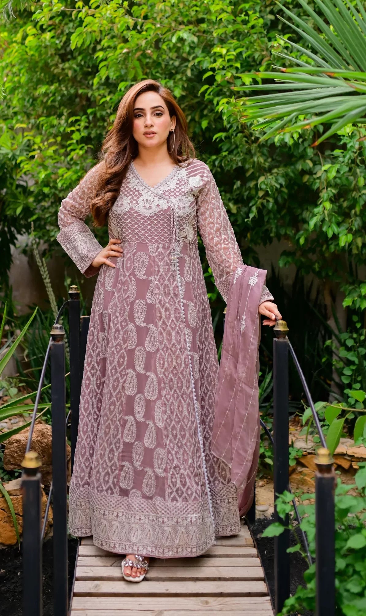 LILAC DRESS 118 PRET 3 PCs Buraqstore