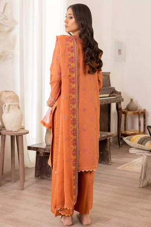 Flora Viscose Dress Unstitched 3 Piece Outfit