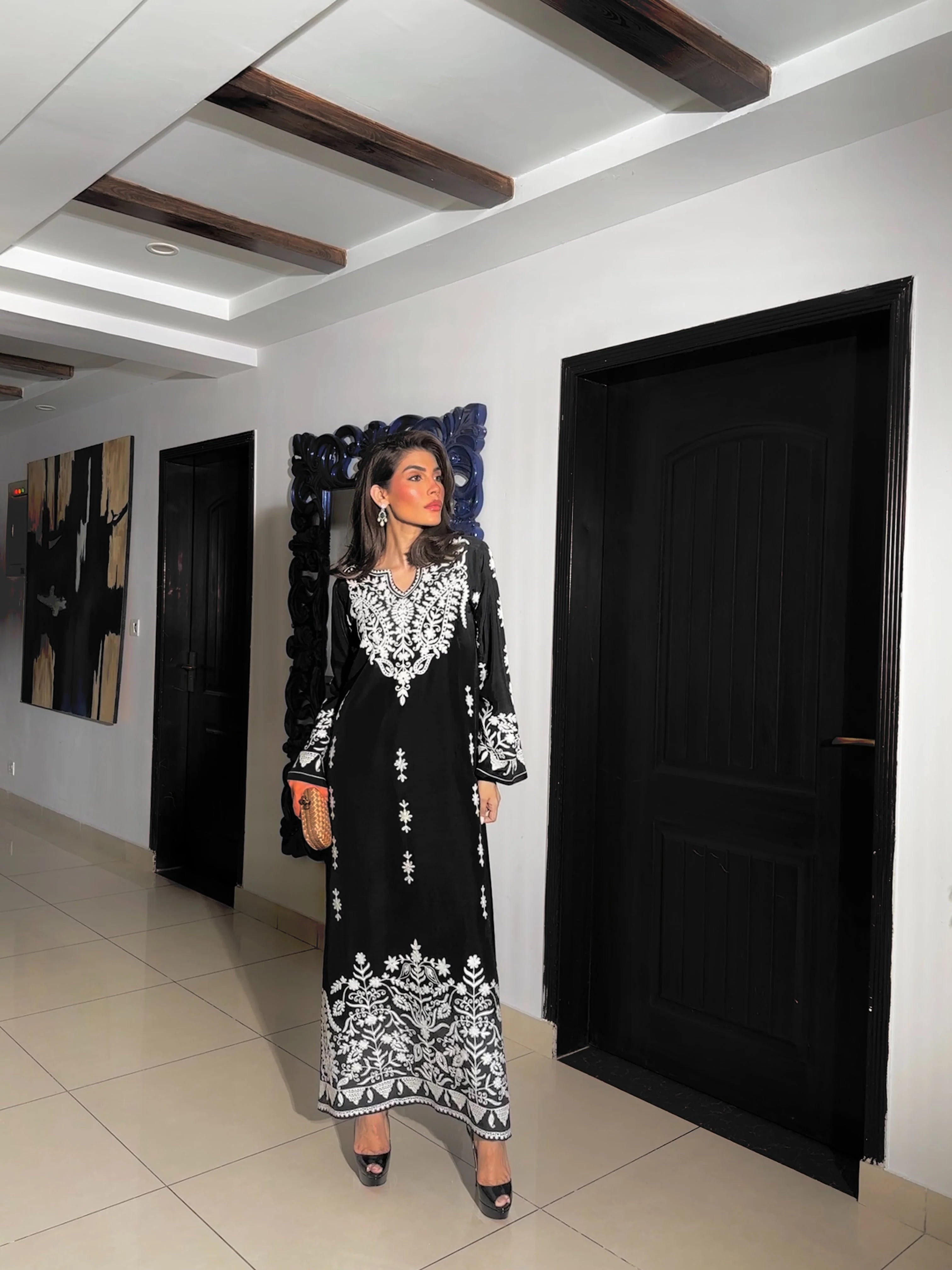 Embroidered ARI Silk Pret 2 PCs